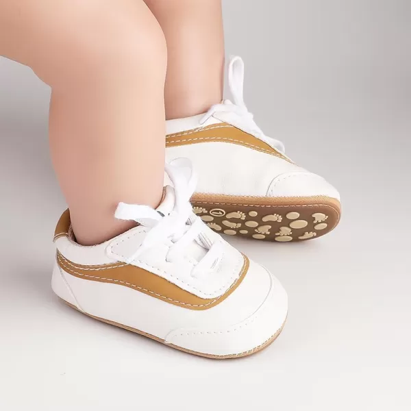 Meckior Infant Baby Girls Boys Canvas Shoes Soft Sole Toddler Slip On Newborn Crib Moccasins Casual Sneaker Austin Boys Flat Lazy Loafers First Walkers Skate ShoeB06Apricot