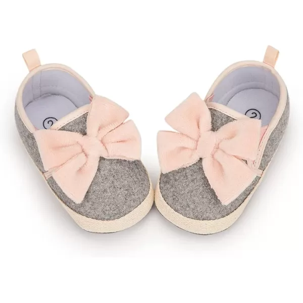 Meckior Infant Baby Girls Boys Canvas Shoes Soft Sole Toddler Slip On Newborn Crib Moccasins Casual Sneaker Austin Boys Flat Lazy Loafers First Walkers Skate ShoeZ02Gray