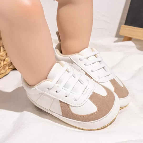 Meckior Infant Baby Girls Boys Canvas Shoes Soft Sole Toddler Slip On Newborn Crib Moccasins Casual Sneaker Austin Boys Flat Lazy Loafers First Walkers Skate ShoeB03Apricot