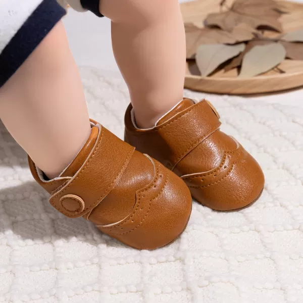 Meckior Infant Baby Girls Boys Premium Soft Sole Tassel Bowknot Moccasins Toddler Prewalker Princess AntiSlip Crib Baptism Loafers ShoesBBrown