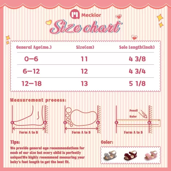 Meckior Infant Baby Girls Boys Summer Sandals Open Toe Lace Princess Dress Wedding Flats Shoes Newborn Toddler Soft Nonslip Sole First Walker Crib ShoesD06Gray With Soft Sole