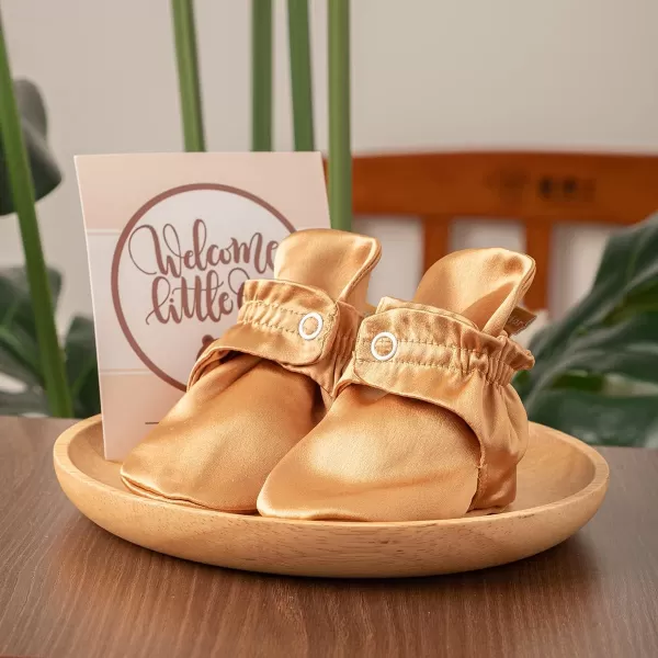 Meckior Newborn Infant Baby Girls Boys Warm Fleece Winter Booties First Walkers Slippers ShoesA01Yellow