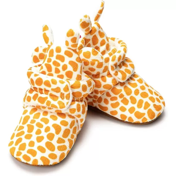 Meckior Newborn Infant Baby Girls Boys Warm Fleece Winter Booties First Walkers Slippers ShoesAGiraffe