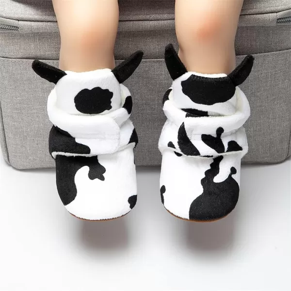 Meckior Newborn Infant Baby Girls Boys Warm Fleece Winter Booties First Walkers Slippers ShoesAcow