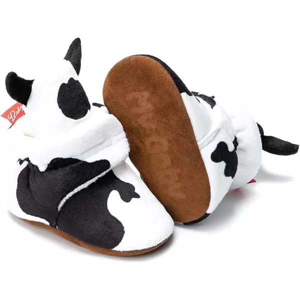 Meckior Newborn Infant Baby Girls Boys Warm Fleece Winter Booties First Walkers Slippers ShoesAcow