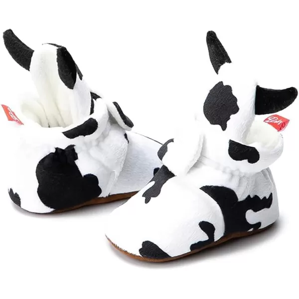 Meckior Newborn Infant Baby Girls Boys Warm Fleece Winter Booties First Walkers Slippers ShoesAcow