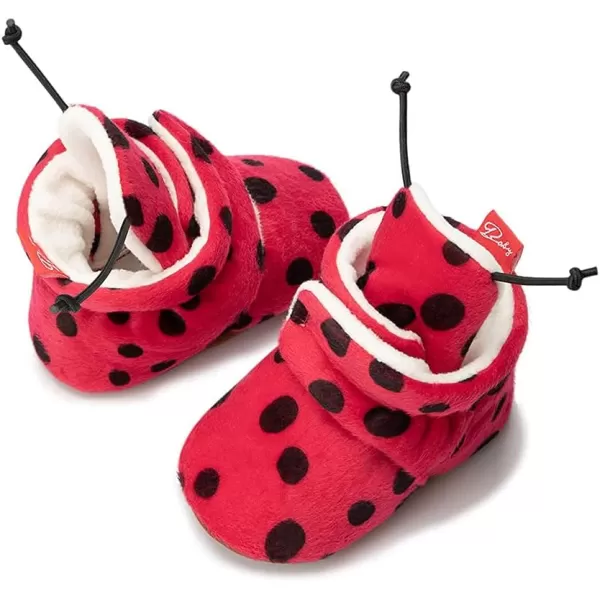 Meckior Newborn Infant Baby Girls Boys Warm Fleece Winter Booties First Walkers Slippers ShoesAtadybug