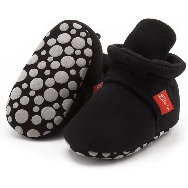 Meckior Newborn Infant Baby Girls Boys Warm Fleece Winter Booties First Walkers Slippers ShoesB10Dark