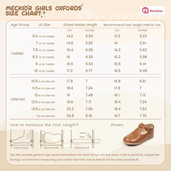 Meckior Toddler Little Girl Mary Jane Dress Shoes Ballet Flats for Girl Party School Shoes Bowknot Princess ShoesD25Little Brown