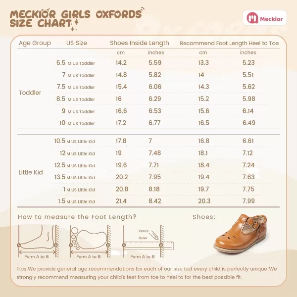 Meckior Toddler Little Girl Mary Jane Dress Shoes Ballet Flats for Girl Party School Shoes Bowknot Princess ShoesD28Deep Brown