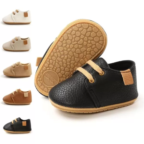Meckior Baby Booties Newborn Infant Unisex Baby Girls Boys Velvet Rubber AnitSlip Sole Shoes Toddler Fleece Cozy Winter Warm Prewalker BootsB01Black