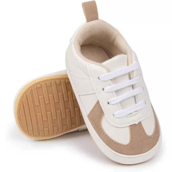 Meckior Infant Baby Girls Boys Canvas Shoes Soft Sole Toddler Slip On Newborn Crib Moccasins Casual Sneaker Austin Boys Flat Lazy Loafers First Walkers Skate ShoeB03Apricot