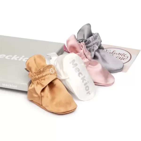 Meckior Newborn Infant Baby Girls Boys Warm Fleece Winter Booties First Walkers Slippers ShoesA01Yellow