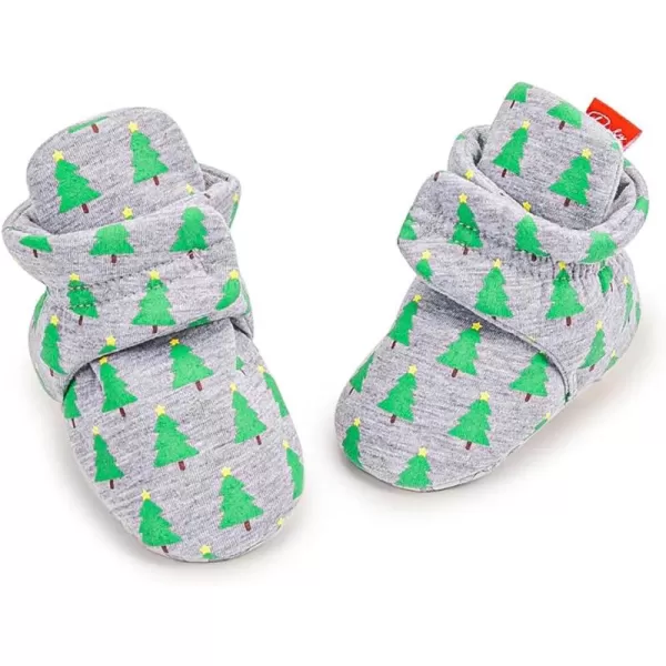 Meckior Newborn Infant Baby Girls Boys Warm Fleece Winter Booties First Walkers Slippers ShoesA50Green