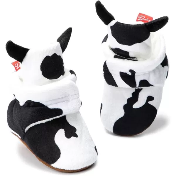 Meckior Newborn Infant Baby Girls Boys Warm Fleece Winter Booties First Walkers Slippers ShoesAcow