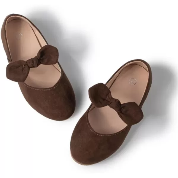 Meckior Toddler Little Girl Mary Jane Dress Shoes Ballet Flats for Girl Party School Shoes Bowknot Princess ShoesA10Deepcoffee