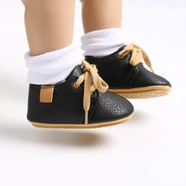 Meckior Baby Booties Newborn Infant Unisex Baby Girls Boys Velvet Rubber AnitSlip Sole Shoes Toddler Fleece Cozy Winter Warm Prewalker BootsB01Black