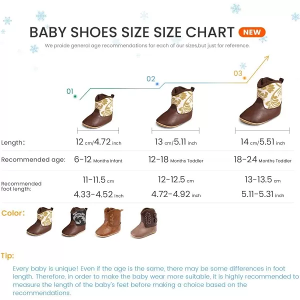 Meckior Baby Girls Cowboy Tassel Boots Side Zipper Moccasins Soft Bottom NonSlip Toddler ShoeA08Deep Brown