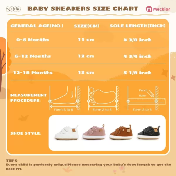Meckior Toddler Baby Boys Girls High Tops Ankle Sneakers Soft AntiSlip Sole PU Leather Moccasins Infant Newborn Prewalker First Walking Crib ShoesZ12Black
