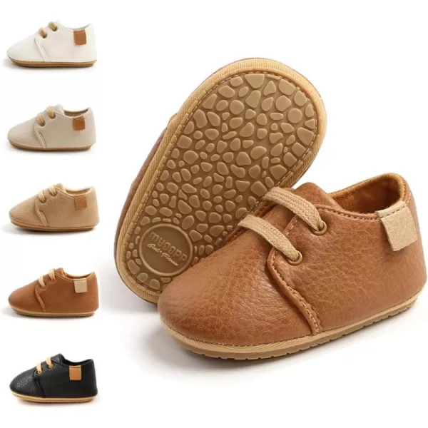 Meckior Baby Booties Newborn Infant Unisex Baby Girls Boys Velvet Rubber AnitSlip Sole Shoes Toddler Fleece Cozy Winter Warm Prewalker BootsB01Brown