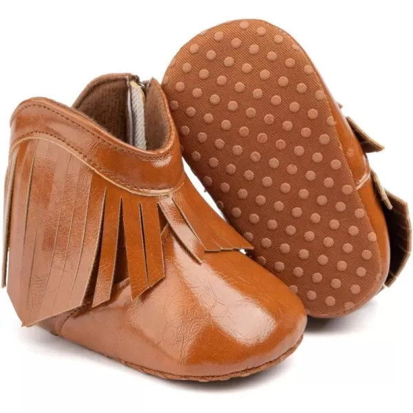 A11-brown With Patent Leather