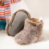 imageMeckior Baby Girls Cowboy Tassel Boots Side Zipper Moccasins Soft Bottom NonSlip Toddler ShoeZ10Coffee