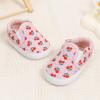 imageMeckior Infant Baby Girls Boys Canvas Shoes Soft Sole Toddler Slip On Newborn Crib Moccasins Casual Sneaker Austin Boys Flat Lazy Loafers First Walkers Skate ShoeD21Pink Cherry