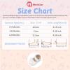 imageMeckior Newborn Baby Girls Dress Shoes Infant Bowknot Soft Sole Mary Jane Moccasins Baptism Christening Crib Shoes Wedding Princess FlatsB01White