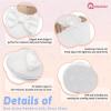 imageMeckior Newborn Baby Girls Dress Shoes Infant Bowknot Soft Sole Mary Jane Moccasins Baptism Christening Crib Shoes Wedding Princess FlatsB01White