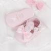 imageMeckior Newborn Baby Girls Dress Shoes Infant Bowknot Soft Sole Mary Jane Moccasins Baptism Christening Crib Shoes Wedding Princess FlatsB02Pink