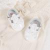 imageMeckior Newborn Baby Girls Dress Shoes Infant Bowknot Soft Sole Mary Jane Moccasins Baptism Christening Crib Shoes Wedding Princess FlatsB02White