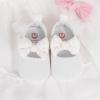 imageMeckior Newborn Baby Girls Dress Shoes Infant Bowknot Soft Sole Mary Jane Moccasins Baptism Christening Crib Shoes Wedding Princess FlatsC01White