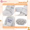 imageMeckior Newborn Infant Baby Girls Boys Warm Fleece Winter Booties First Walkers Slippers ShoesA00Light Grey