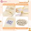 imageMeckior Newborn Infant Baby Girls Boys Warm Fleece Winter Booties First Walkers Slippers ShoesA00Yellow