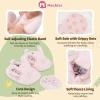 imageMeckior Save Beautiful Cute Cartoon Infant Unisex Baby Warm Cotton AntiSlip Soft Sole First Walkers ShoesB01Pink