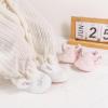 imageMeckior Save Beautiful Cute Cartoon Infant Unisex Baby Warm Cotton AntiSlip Soft Sole First Walkers ShoesB01White