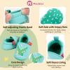 imageMeckior Save Beautiful Cute Cartoon Infant Unisex Baby Warm Cotton AntiSlip Soft Sole First Walkers ShoesB02Green
