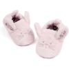 imageMeckior Save Beautiful Cute Cartoon Infant Unisex Baby Warm Cotton AntiSlip Soft Sole First Walkers ShoesB01Pink