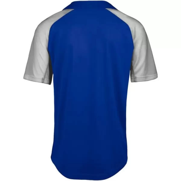 imageMizuno Aerolite 2Button Baseball JerseyRoyalgrey