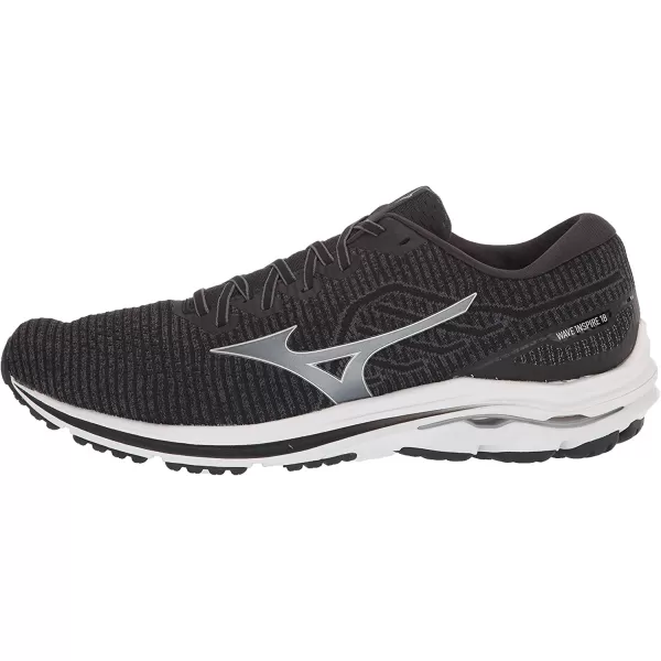 imageMizuno Mens Wave Inspire 18 Running ShoeEbony