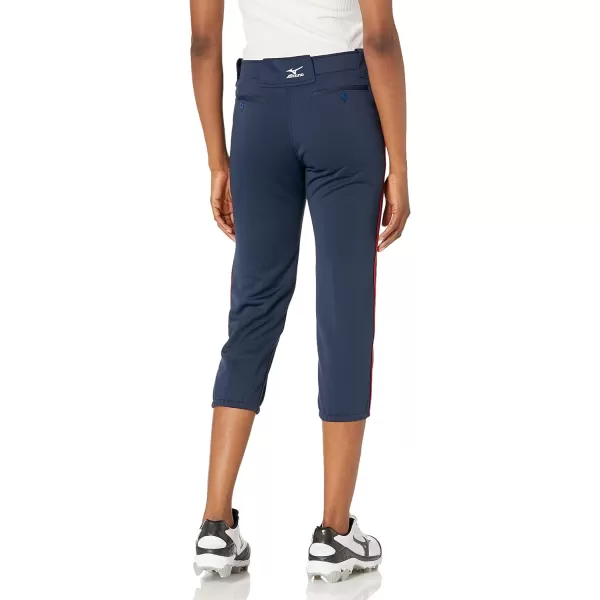 imageMizuno Womens Belted Piped PantNavyred