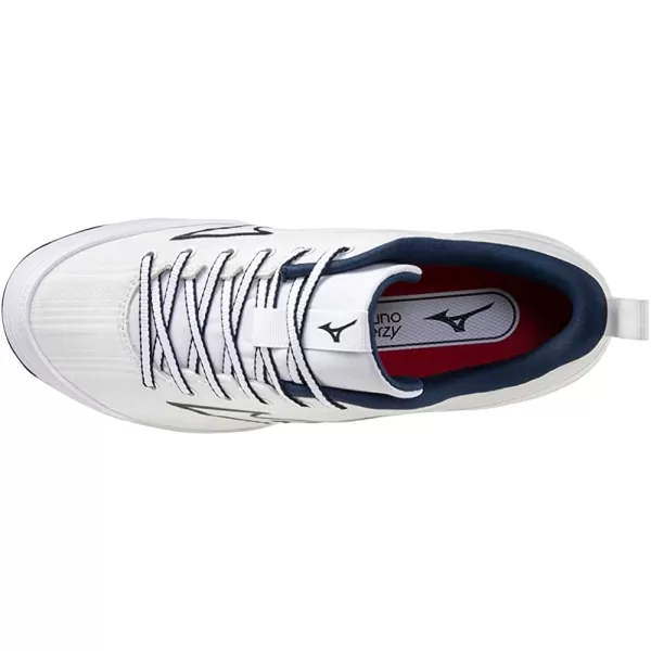 imageMizuno Womens Sweep 6 Softball ShoeWhitenavy