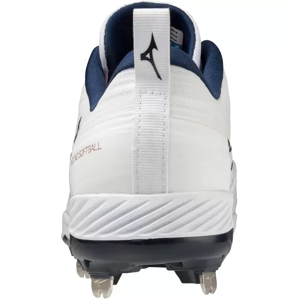 imageMizuno Womens Sweep 6 Softball ShoeWhitenavy