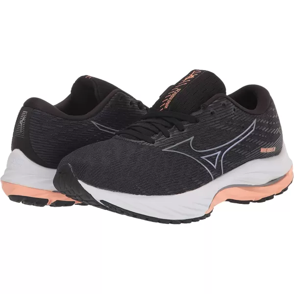 imageMizuno Womens Wave Rider 26 Running ShoeOdyssey Greyquicksilver