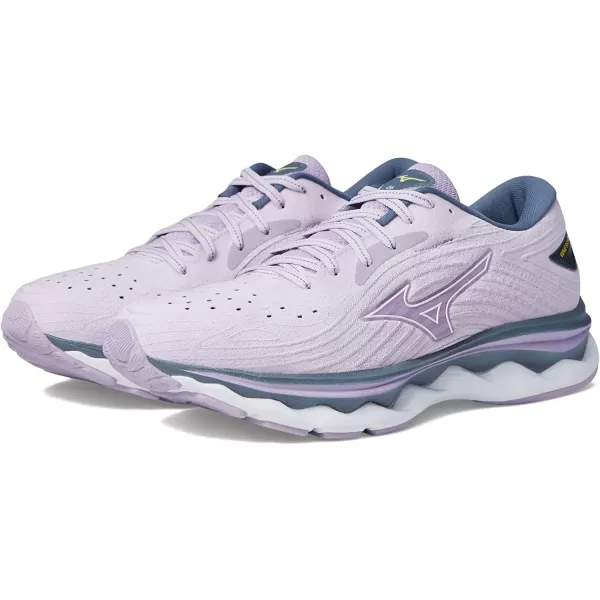 imageMizuno Womens Wave Sky 6 Running ShoePastel Lilacwhite