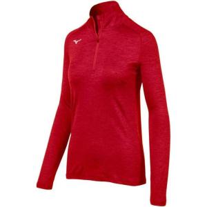 imageMizuno Womens Alpha Half ZipRed