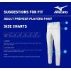 imageMizuno Mens Premier Players Pant Adult Baseball PantWhite