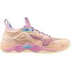 imageMizuno UnisexAdult Wave Momentum 3 Volleyball ShoePeach Bud