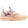 imageMizuno UnisexAdult Wave Momentum 3 Volleyball ShoePeach Bud