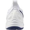 imageMizuno UnisexAdult Wave Momentum 3 Volleyball ShoeWhitebellwether Blue